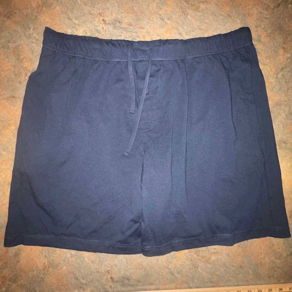 Goodfellow & Co Men's Elastic Waist Drawstring Shorts, XL,‎ Navy